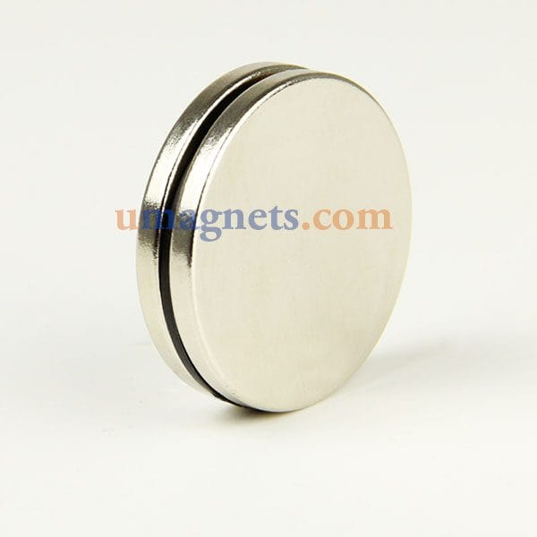 30mm x 3 mm N35 Rodada Circular Cylinder Rare Earth ímãs de neodímio niquelado ímã muito poderosa