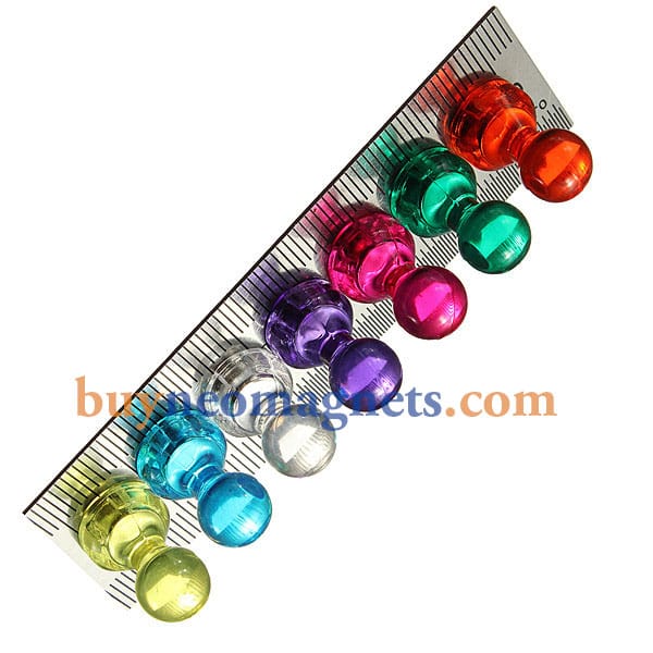 14pcs Strong Magnetic Thumbtacks Neodymium Pins Fridge Magnets Teaching Painting Thumbtack - 画像 6