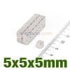 Cubi magnetici al neodimio N52 Neocubi nichelati da 5 mm x 5 mm x 5 mm
