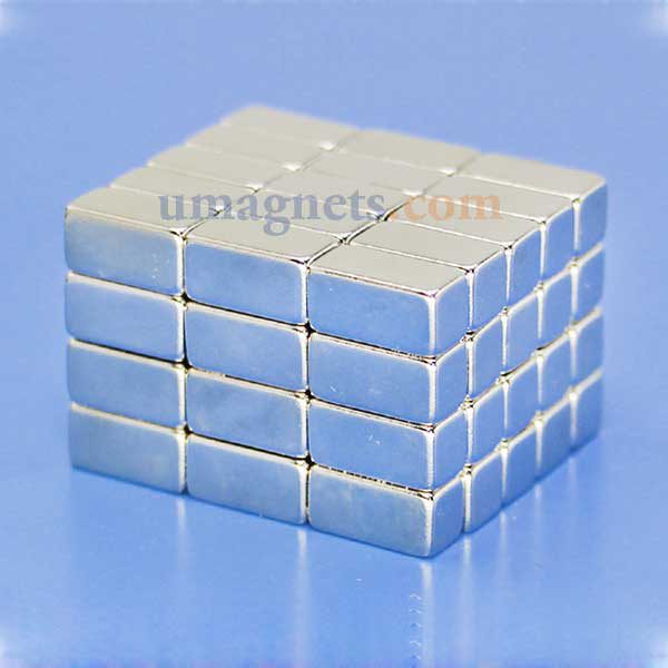 10Magneti mm x 5 mm x 5 mm N35 neodimio Block magneti ad alta potenza