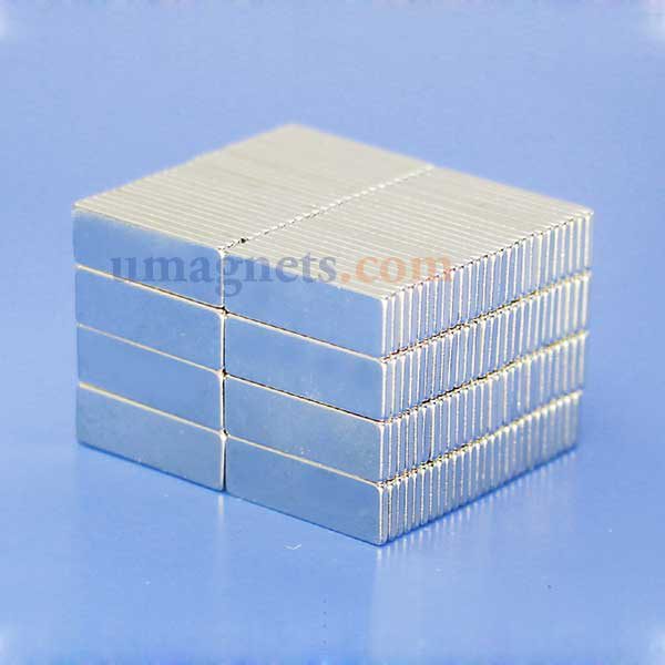 15mm x 5mm x 1mm thick N35 Neodymium Block Magnets Super Strong Magnets