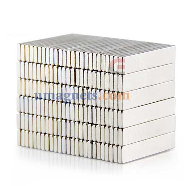 25mm x 5mm x 1.5mm thick N35 Neodymium Block Magnets Super Strong Magnets