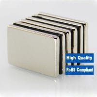 4pcs 30mm x 20mm x 3mm thick N35 Neodymium Block Magnets Super Strong Magnets