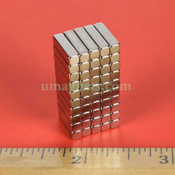 1/2" x 1/8" x 1/8" tykke N35 neodym Block Magneter høy drevet Magneter