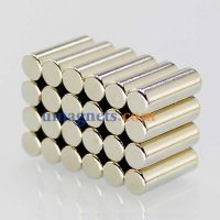 5mm x 15mm N35 Neodymium Rod Magnets Super Strong Cylinder Magnet Powerfull