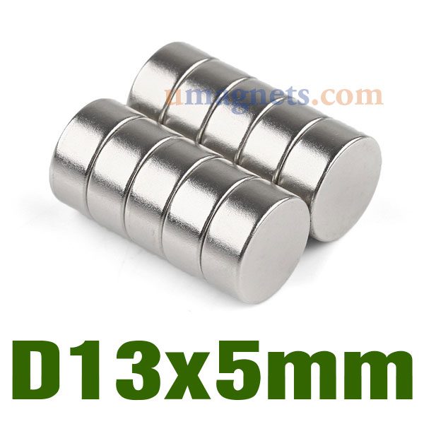 N35 13mmx5mm Neodym (NdFeB) Sjældne Earth Disc magneter