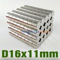 N35 16mmx11mm Neodymium (Ndfeb) Rare Earth Disc Magnets