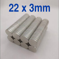 Alternatieve kijk op 22mmx3mm N35 supersterke schijfneodymiummagneten vernikkelde zeldzame aarde ronde magneet