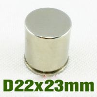 N35 22mmx23mm Neodymium (Ndfeb) Rare Earth Disc Magnets