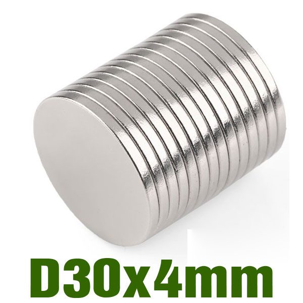 N35 30mmx4mm Neodym (NdFeB) Sjældne Earth Disc magneter