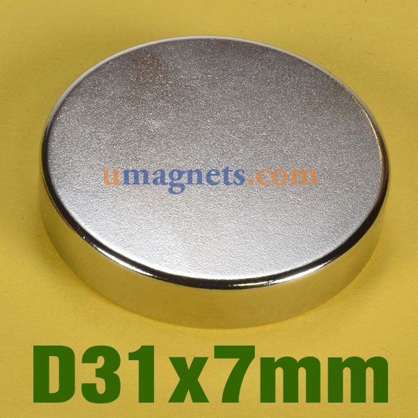 N35 31mmx7mm النيوديميوم (ندفيب) مغناطيس الأرض القرص نادرة حيث لشراء مغناطيس قوي ايباي