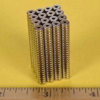 5mm od x 1,5 mm ID x 1,5 mm dick N35 Neodym Ring-Magneten Kreisring-Magnete
