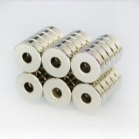 10pcs 15mm od x 5mm id x 5mm thick N35 Neodymium Ring Magnets Circular Ring Magnets