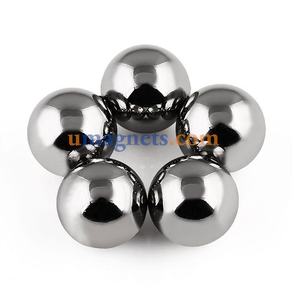 10mm dia Neodymium Sphere Neodymium Magnet Grade N42 Magnetic Balls Nickel Plated
