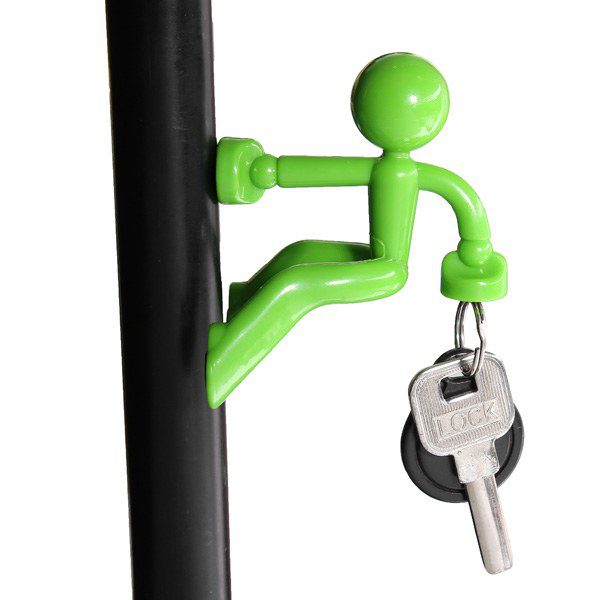 Mur d'escalade homme aimant magnétique porte-clés Porte-clés 6 Couleurs