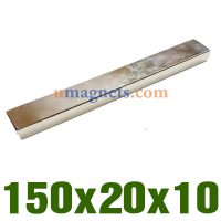 Extreem sterk Neodymium magneten Block 150 X 20 x10mm dikke Grade N52 grote magneten Wholesale