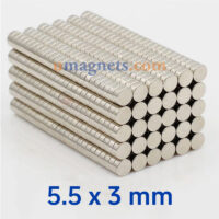 5.5mm dia x 3mm thick Neodymium Disc Magnets N38 Strong Magnet 5.5x3mm Fridge Magnet Crafts Bottle Caps Button