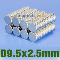 Neodymium Magnets N35 9.5x2.5mm Disc Magneten Supermagnet rare earth Permanent Magnete Neodym Craft Super Strong Fridge