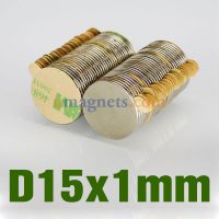 N42 Adhesive 15mm dia x 1mm thick Flexible Neodymium Magnets with 3M Self Adhesive Self Mating Strong Rare Earth Mangets Walmart