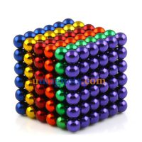 N42 5mm Buckyballs magnetische ballen Toys Magnet Balls Puzzels Sphere Neodymium magneten (Kleur: Gemengd)