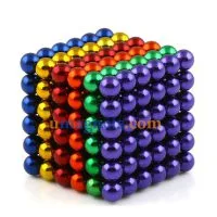 N42 5mm Buckyballs Magnetic Balls Toys Magnet Balls Puzzles Sphere Neodymium Magnets (Färg: Blandad)