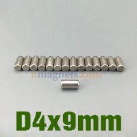 4mmx9mm diametralt magnetiserede disk magneter