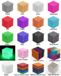 Alternative view of 5mm Buckyballs Magnetic Balls Toys Stem Magnet Balls Puzzles N35 Sphere Neodymium Magnets