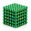 N42 216pcs magnetiske Buckyballs 5mm dia Sphere neodymmagneter Nickel(Ni-Cu-Ni) - farge: Grønn
