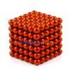 N42 216pcs Magnetic Buckyballs 5mm dia Sphere neodym magneter Nikkel(Ni-Cu-Ni) - farve: Rød