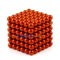 N42 216pcs Magnetic Buckyballs 5mm dia Sphere Neodymium Magnets Nickel(Ni-Cu-Ni) - Färg: Röd