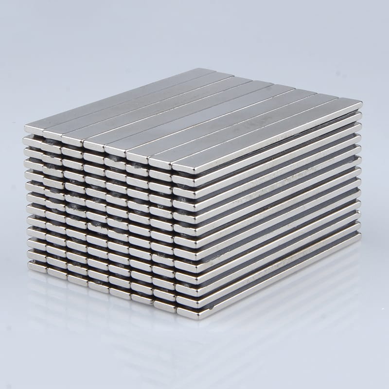 5Pcs 100mm x 10mm x 2mm N42 Long bloc néodyme aimant fort terres rares aimants grands aimants rectangulaires à vendre Home Depot - Image 2