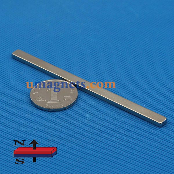 100mm x 6 mm x 3 mm N42 Super Long-Neodym-Block-Magnet Starke seltenen Erde-Magneten große rechteckige Magnete zum Verkauf