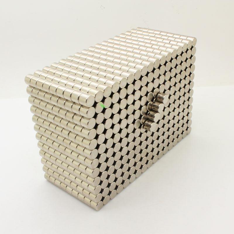 6mm x 5mm 직경 자화 네오디뮴 디스크 자석 판매 N38 6x5mm 네오디뮴 직경 자석 - 영상 3