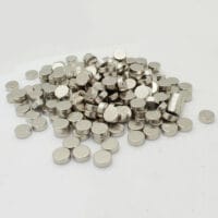 Alternative view of 8mm x 3mm Diametrically Magnetized Disc Magnet N38 Neodymium Powerful Rare Earth Round Radial Magnets for Sale (20 Pack)