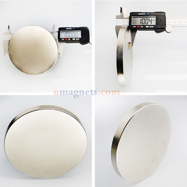 100mm x 10mm Large Neodymium N52 Super Strong Disk For