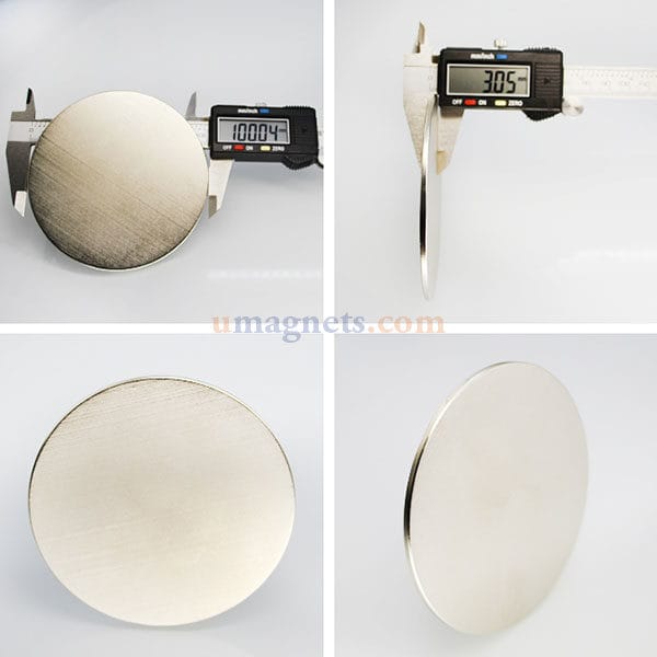 100mm x 3mm Thin Large Neodymium Disc N52 Super Strong Powerful