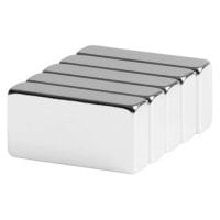 1" x 1/2" x 1/4" thick N52 Super Strong Large Bar Neodymium Block Magnets Flat Rare Earth Rectangular Magnets for Sale Home Depot
