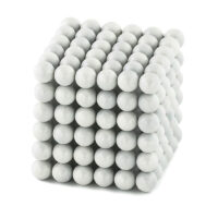 5mm White Buckyballs Magnetic Balls Toys Magnet Balls Puzzles Sphere Neodymium Magnets 216-Piece Set