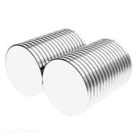 18mm x 1mm ネオジムディスク磁石 N35 超強力希土類シリンダー磁石 18x1mm ラウンド磁石