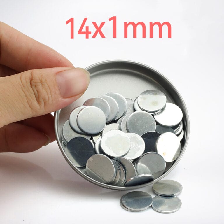 1mm Thick Magnet Strikers Round Metal Disc Steel Strike Plates (500 ...