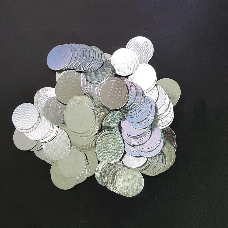 18mm dia x 0,3 mm tykk Disc Steel Striker Runde Metall Stål Disc Strike Plater