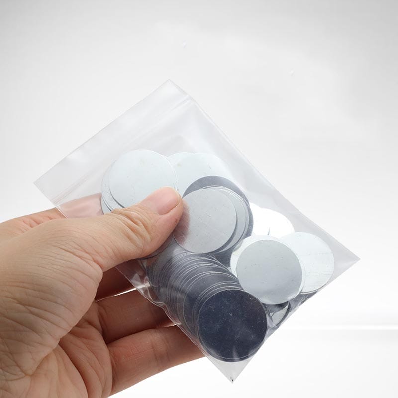 25mm dia x 0,3 mm tykk Disc Steel Striker Runde Metall Stål Disc Strike Plater