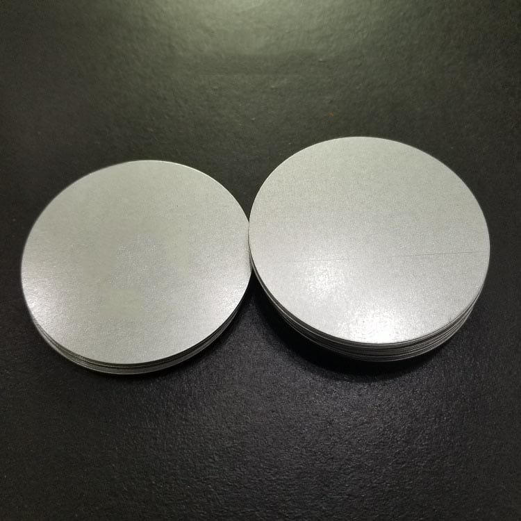 60mm dia x 0,5 mm de espessura atacante de aço redondo placas de greve de aço de metal de metal