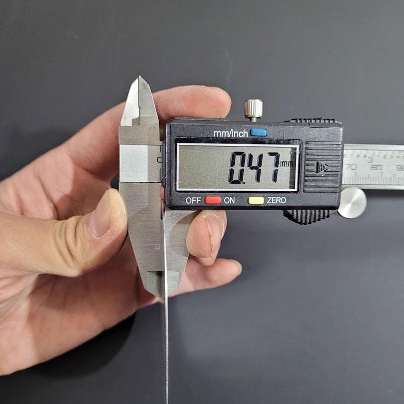 80mm dia x 0,5 mm de espessura atacante de aço redondo placas de greve de aço de metal de metal - Imagem 3