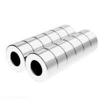 Alternativt syn på 1/2 x 1/4 x 1/4 Inch N42 Neodymium Ring Magnets Strong Rare Earth Donut Magnets Sale (12 Pakke)