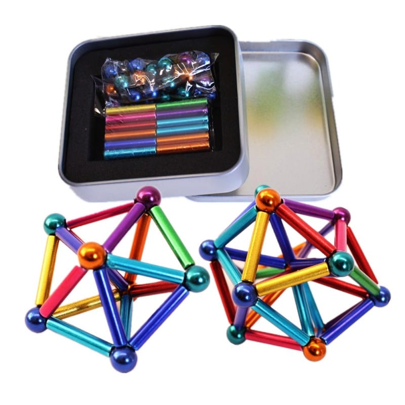 Multi Color Educational Magnet Building Sticks Balls for Toys Colorful Magnetic Balls for Stress Relief STEM Toys