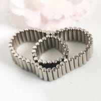 3mm x 18mm Diametrically Magnetized Cylinder Magnet N42 Neodymium Rod Magnet Strong Rare Earth Craft Magnets (10 Pack)