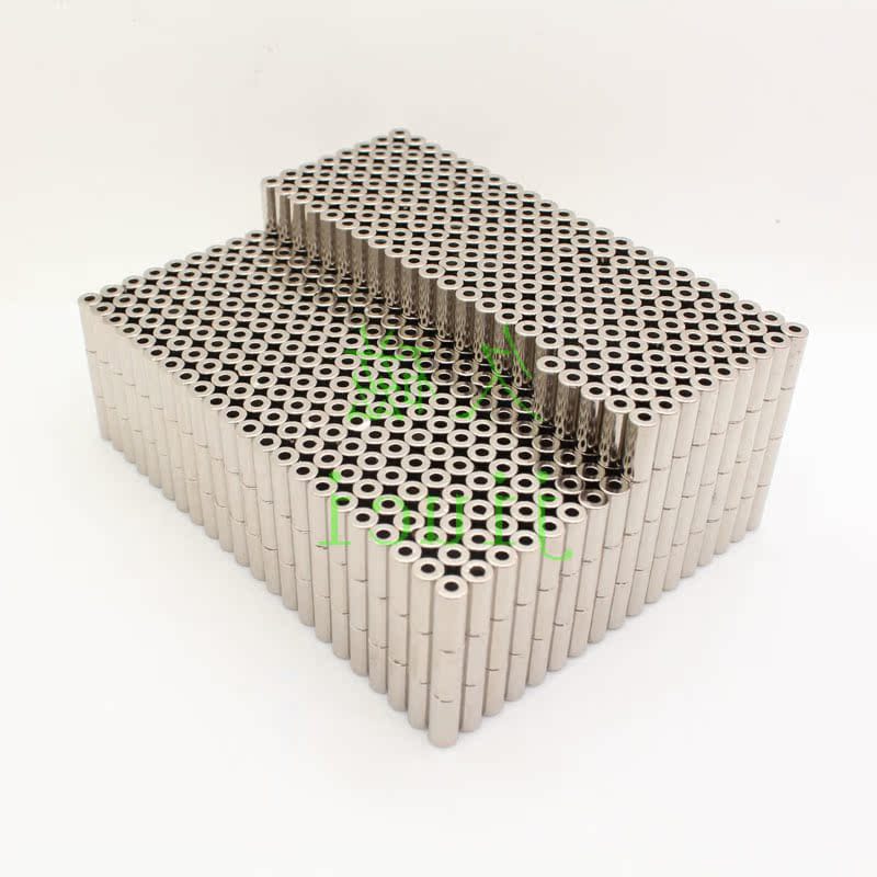 4.8mm x 2 mm x 10,6 mm N48H Neodym diametral magnetisierter Ringmagnet Starke Seltenerd-Ringmagnete (10 Pack)