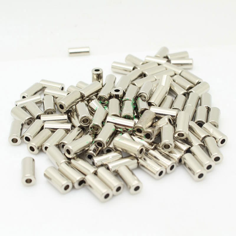 4.6mm x 2 mm x 9,6 mm N45H Magnete ad anello magnetizzato diametralmente al neodimio Magneti ad anello forti per terre rare (10 Pacchetto)