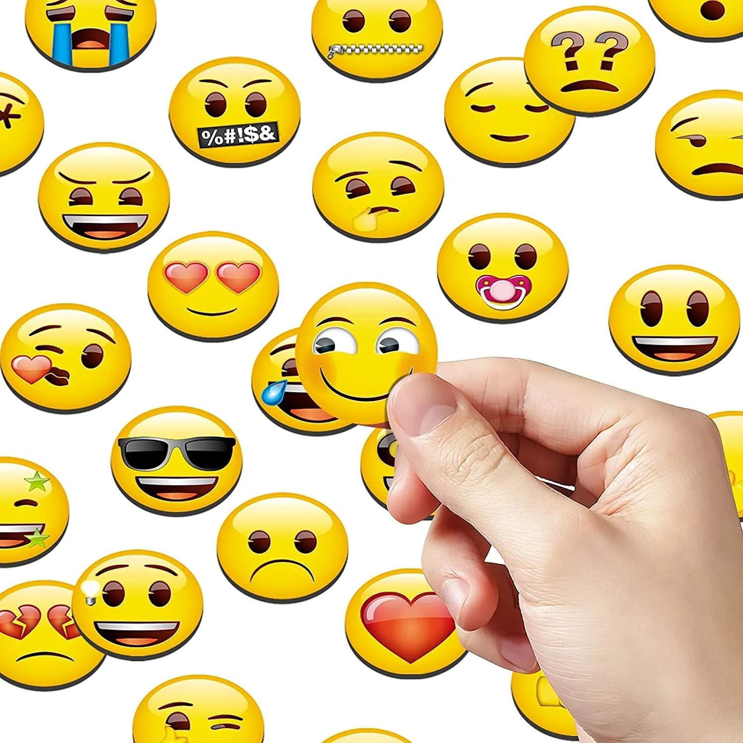 Emoji Refrigerator Magnets Fridge Magnets for Locker Whiteboard Decorative Magnets 28pcs - Bild 5